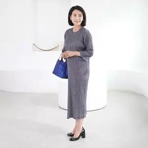 N2751 쉬즈퀸 우아한 플리츠 항아리 하객원피스