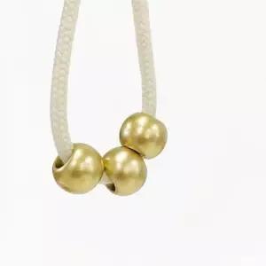 마크라메재료 골드 무광 메탈 구슬 비즈 16mm