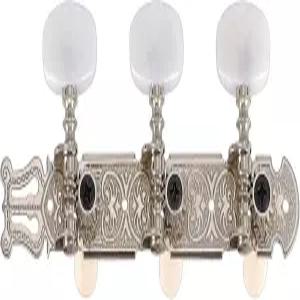 골든 게이트 F-2118 클래식 기타 튜너 - 2개의 플랭크(3+3) 니켈