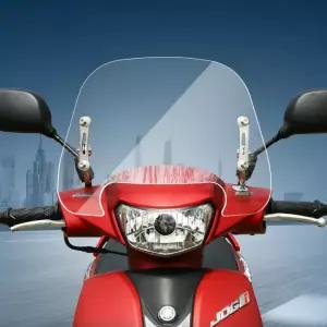 시티에이스 vf100 usr125 오토바이 앞유리 네오포르테 윈드 투명 승강포함 깅엄체크
