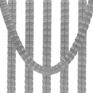 파티킬 9.8피트 네잎 화환 6팩 휴지 걸이 꽃 파티 웨딩 배경 장식용 재사용 스트리머 그레이