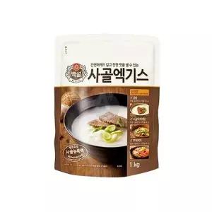 [셀러허브]백설 사골엑기스 1Kg 식자재 밑국물 사골육수베이스 원액 (S29534997)