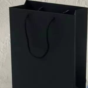 세로 쇼핑백 블랙 소 직사각종이가방 선물종이가방 크라프트종이백