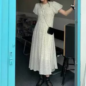 좋은 쉬폰 시원한 롱원피스LDN-20250138 즐기기 착용감 없이 부담 도트 드레스