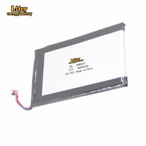 3.7V 5000mAh 5080112 Autel MaxiSys MS906 MX808 자동차 감지기 5 전선 플매트 카펫 러그용 리튬 폴리머