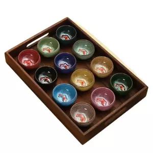 사케잔 물고기 술잔 도자기 세트 횟집 소주잔 일식집 이자카야 다기 잉어