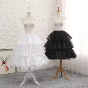 캉캉 풍성한 레이스 롱 스커트 이너 치마 속치마