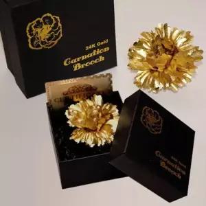 카네이션 브로치 금장미 볼펜 어버이날 스승의날 선물 Akw3+4dNP