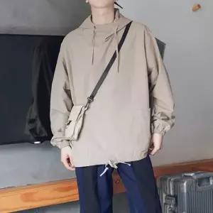 상의 남성 반팔셔츠 하프 스트라이프셔츠 루즈핏