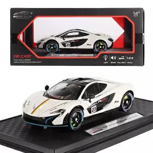 모터쇼 MCLN P1GTR 화이트 다이캐스트 자동차 미니카