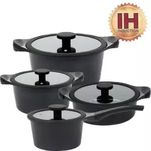 드림셰프 서빙(IH) 인덕션주물냄비 곰통4종SET(18+20+24전+28)