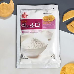 오뚜기식소다 홈베이킹 홈베이킹재료 달고나 식소다100g 만들기 소다 달고나