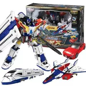 헬로카봇 시즌16 전설의 용사 그랜드카봇X /엑스트레인 엑스파이터 합체 변신 로봇 장난감