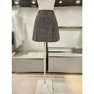 [갤러리아] [가을] 플리츠 울 미니 스커트