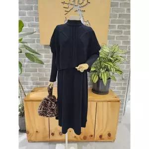 [레코브](하남점)(SET) 판초셋업니트원피스(LC41F1KO001S)