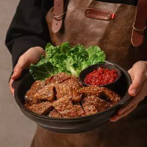 엄지레시피 프리미엄 돼지 갈비 양념 구이 300g