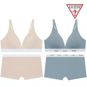 게스 [선물포장] 퓨징 딥브이 브라렛팬티세트 2종 택1 GEWBR122GEWPT122 2074023