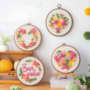 자수 DIY 키트 취미생활 장식 가방만들기 포크 만들기 가방 소주 엔드 동물 선물