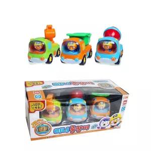 뽀로로 미니중장비 미니카세트/레미콘차 포크레인 덤프트럭 자동차완구