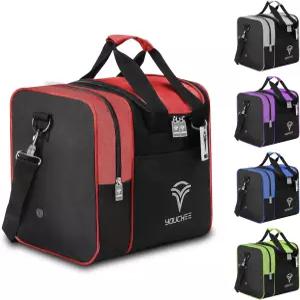 패딩 볼 홀더가 있는 유시 싱글 볼링 토트백 남성 사이즈 14까지 볼링화 착용 연습 및 리그 플레이를 위한