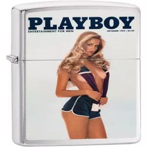 지포 라이터 플레이보이 1982 브러쉬드 크롬