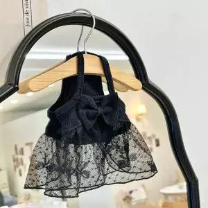 강아지 리본 시스루 원피스 2XL 1P 뷔스티에 민소매 강아지여름옷