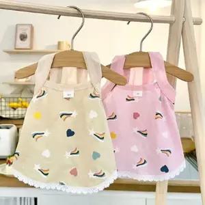 강아지 무지개 나시 원피스 1P 시원한 민소매 치마 강아지여름옷