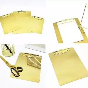 [알티피아]고급 클립보드 카페 테이블 메뉴판 메탈 바인더 A5