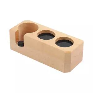 바리스타 우드 탬퍼받침대 (51mm 53mm 느티나무) DK28커피템 스탠드 거치 카페 홈카페 용품 주방