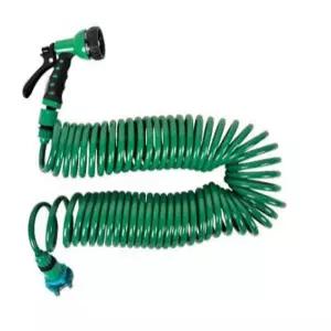 삼정 물호스 코일 베란다 정원 분사기 호수 15m 세차 매직 호스릴 호스 청소 세트 청소스 마당