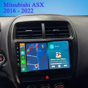 호환  미쓰비시 ASX 2016 2018 2020 2022용 카플레이 안드로이드 14 8G128G 카 라디오 비디오 오디오 AV 멀