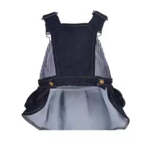 프리미엄 잇템 예쁜강아지옷 강아지원피스 멜빵 강아지 데님 토이푸들옷