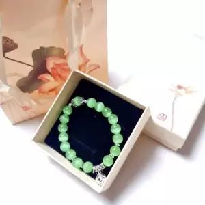 그린 패션 염주 팔찌 선물 포장 세트 오팔 스타일