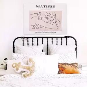 SFr 대형 패브릭 포스터 마티스 라인걸 M 벽장식 인테리어그림 가림천 테피스트리 인테리어액자
