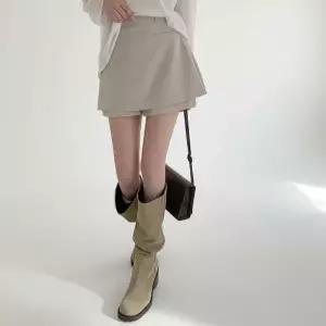 KHK196B여성용 봄 여름 미니 스커트 바지 활동용 치마