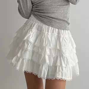 [유야]여성 레이스 캉캉 프릴 미니스커트 SSK0212 봄 여름