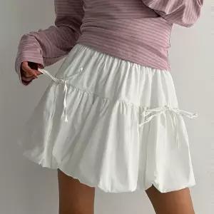 [유야]여성 러블리 리본 벌룬 미니스커트 SSK0211 봄 여름