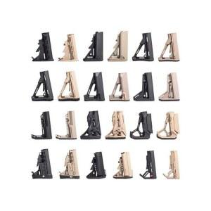 스톡 AEG 밀스펙 코어 개머리판 MFT블랙 모음집 M4 샌드 MP5 나일론 에어소프트 타입