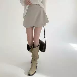 KHK196B여성용 봄 여름 미니 스커트 바지 활동용 치마