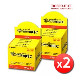 일양약품 팝핑 프리미엄 비타C 100포 x 2박스 맛있는 레몬맛 어린이 유아 아이 비타민C 비타민씨 분말 스틱