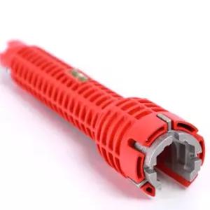 세면대 뒷면 좁은 공간 너트 풀기 렌치 하수도 세로형 일자형 싱크대 복스 배관 수리 보수