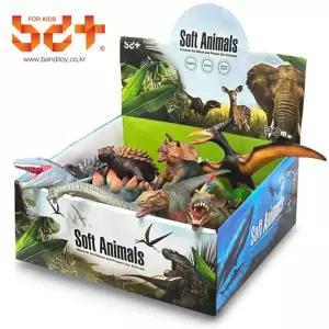 말랑 부드러운 공룡 피규어 10종세트 장난감 유치원교재 3세 공룡선물