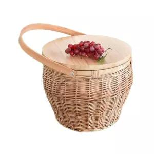 캠핑 보냉가방 피크닉 쿨러백 바구니 라탄 도시락