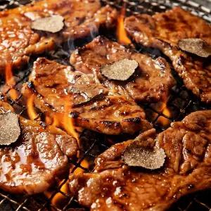 [대운가] 블랙 트러플 돼지왕구이 1kg x2팩 (총 2kg) 프리미엄 간장 양념구이 돼지갈비맛