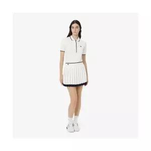 라코스테 LACOSTE 여성 테니스 티핑 플리츠 스커트 JF8576-55G HIF JF8576-55GHIF