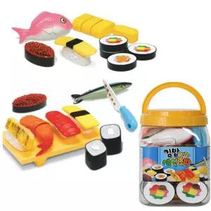 유치원 소꿉놀이 김밥 생선초밥 음식모형 유아완구 키즈카페 어린이 요리장난감