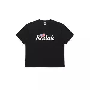 매장정품 코닥 KODAK 골드모먼트 로고 반팔 티셔츠 BLACK K6223LRS12BLK 633204