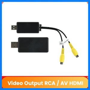 안드로이드 카 라디오 스테레오 AV HDMI 케이블 플러그 자동차 액세서리 범용 USB to CVBS 출력 어댑터 헤