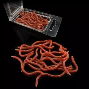 오리글램 20개 배스 낚시 벌레 - 민물 낚시를 위한 부드러운 플라스틱 미끼