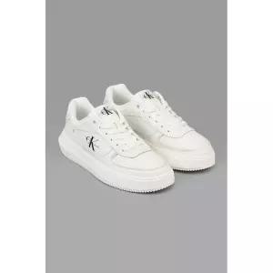 [백화점 홈쇼핑 정품] 캘빈클라인 진 여성 말모 메타 스니커즈 YW01890-0K4